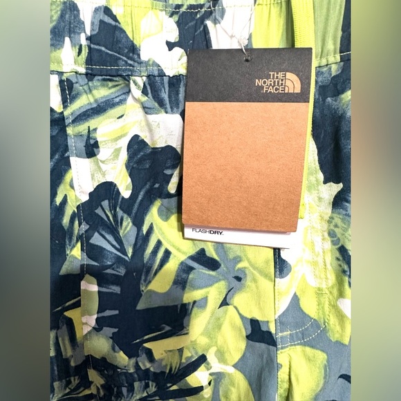 North Face Men's Swim Trunks Mens XL Green Blue Camo Swimwear Bottoms NEW - Picture 5 of 10